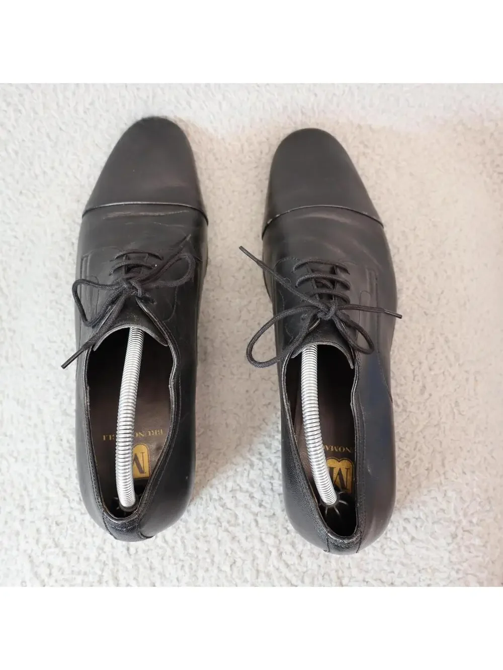Bruno Magli - Martico - Mens 9.5 M Black Leather Shoes